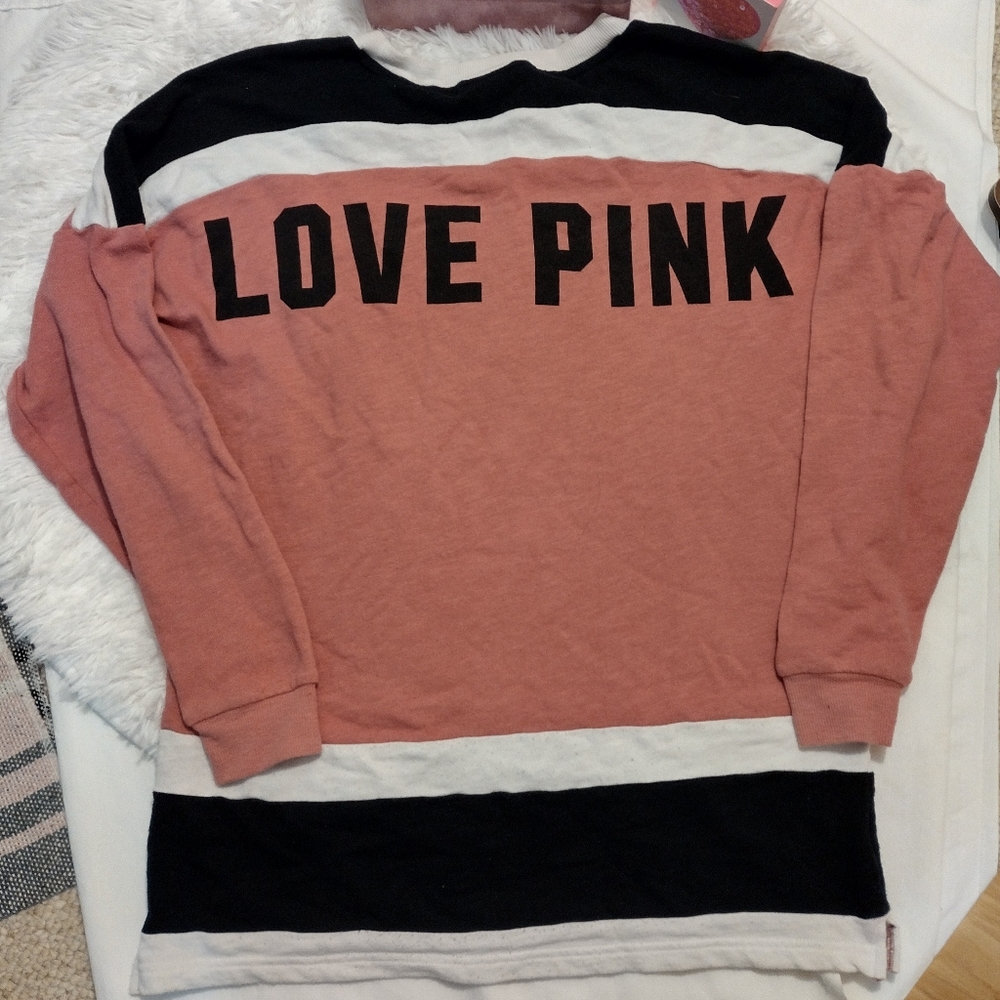 PINK Y2K 🩷 VS LOVE PINK oversized sweater Small